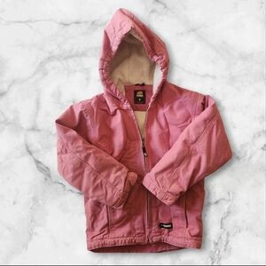 Berne Insulated Youth Coat Sherpa Lined Durable Hooded Size Small
